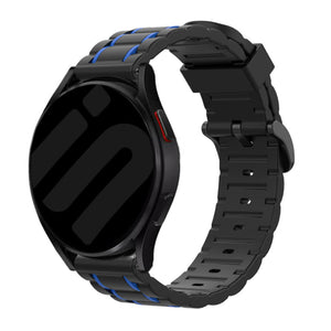 Amazfit Bip 3 (Pro) sport gesp band (zwart/blauw)