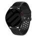 Samsung Galaxy Watch 6 Classic 43mm siliconen bandje met gaatjes (zwart)