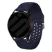 Samsung Galaxy Watch 7 - 40mm siliconen bandje met gaatjes (donkerblauw)