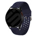 Samsung Galaxy Watch 6 Classic 47mm siliconen bandje met gaatjes (donkerblauw)