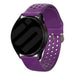 Samsung Galaxy Watch FE siliconen bandje met gaatjes (paars)