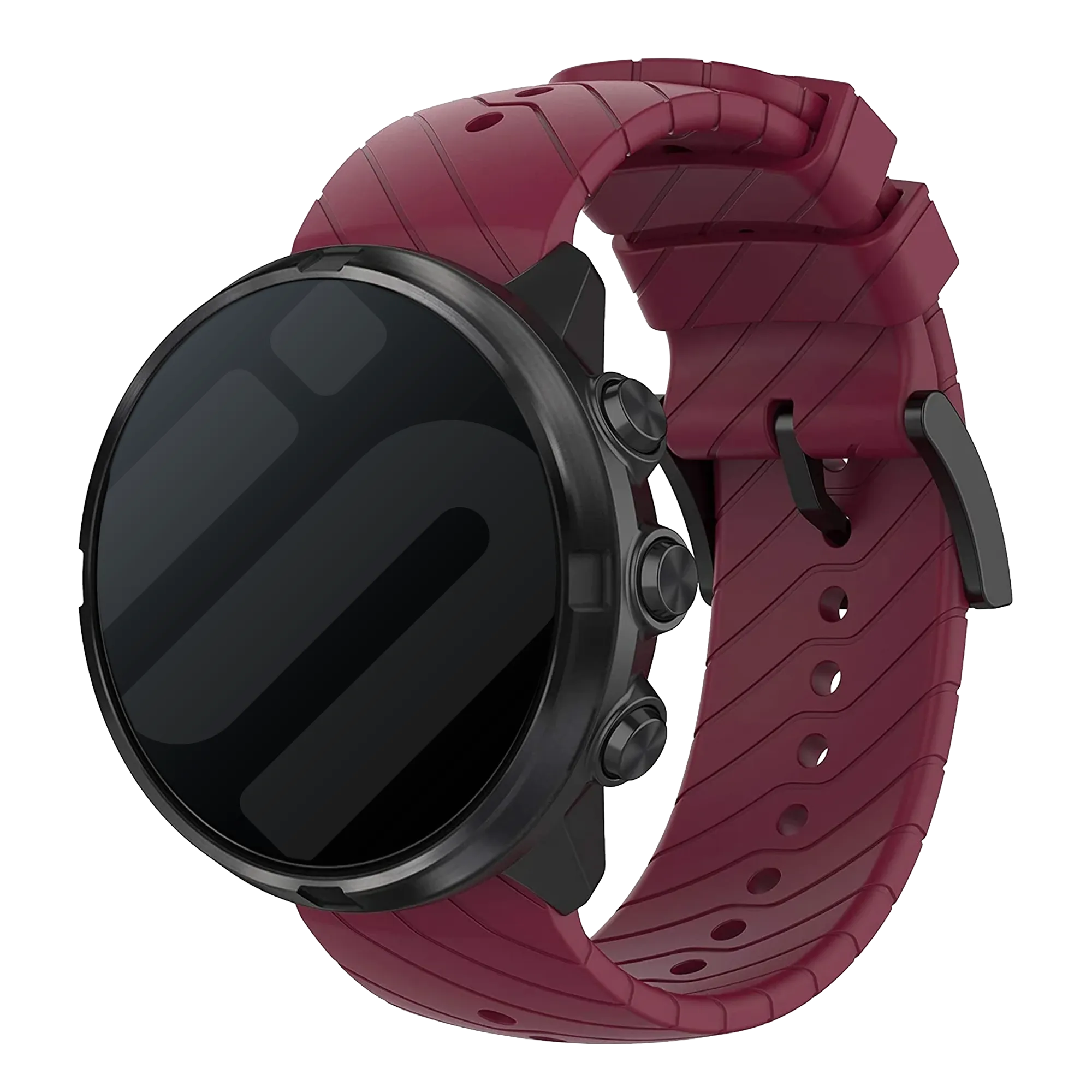Suunto 9 (Baro) siliconen bandje (bordeaux)