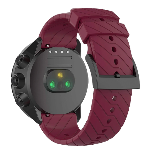 Suunto 9 (Baro) siliconen bandje (bordeaux)