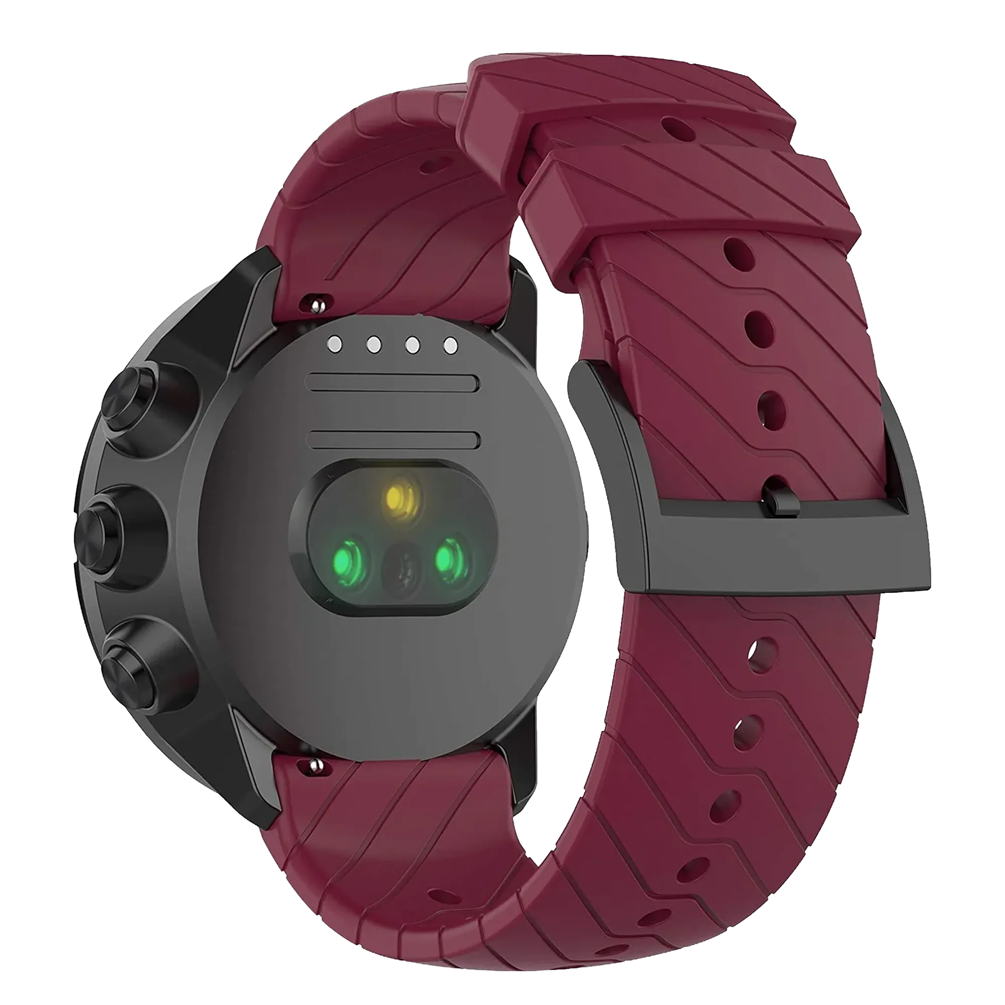 Suunto 9 (Baro) siliconen bandje (bordeaux)