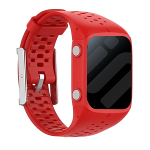 Polar M400 / M430 siliconen bandje (rood)