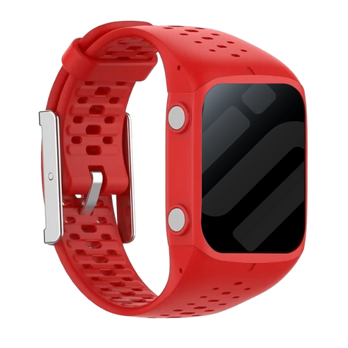 Polar M400 / M430 siliconen bandje (rood)