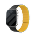 Apple Watch Magnetic Silicone Strap (Black/Yellow)