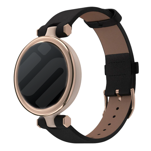 Garmin Lily leren bandje (zwart)