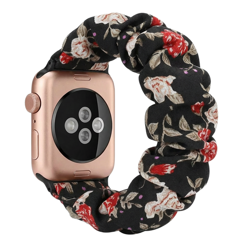 Apple Watch Scrunchie Strap (Flowers)