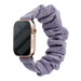 Apple Watch Scrunchie bandje (shiny paars)