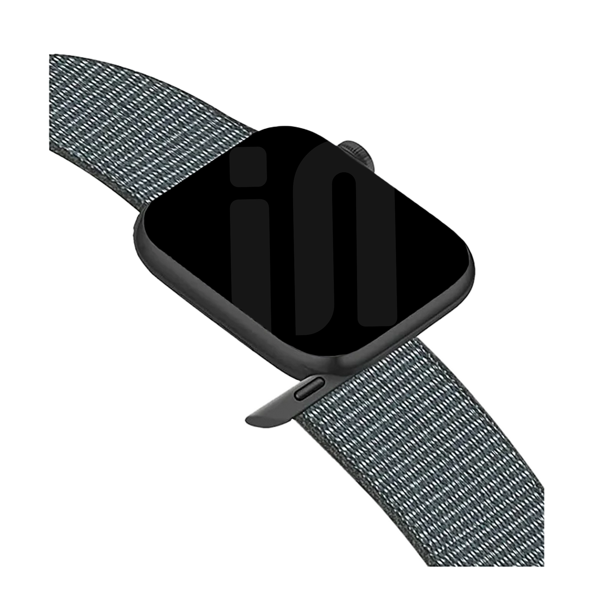 Apple Watch nylon loop bandje (grijs-groen)