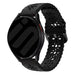 Samsung Galaxy Watch 7 - 40mm siliconen bandje met patroon (zwart)