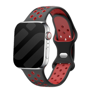 Apple Watch Sport Strap Classic (Black/Red)