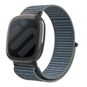 Fitbit Sense 2 Nylon Strap (Grey/Green)