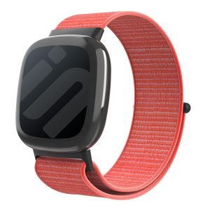 Fitbit Sense 2 nylon bandje (oranje)