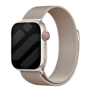 Apple Watch Milanese band (sterrenlicht)