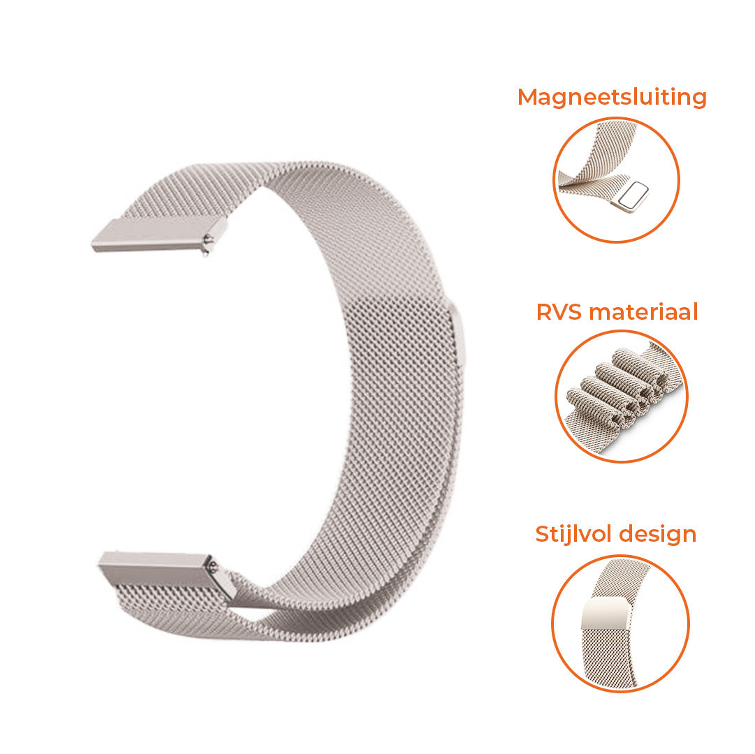 Amazfit GTR Mini Milanese band (sterrenlicht)