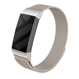 Fitbit Charge 4 Milanese band (sterrenlicht)