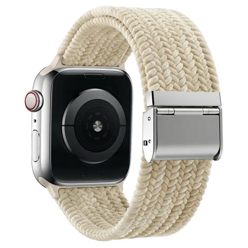 Apple Watch gevlochten bandje (sterrenlicht)