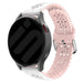 Huawei Watch GT 3 42mm siliconen bandje met patroon (wit/roze)
