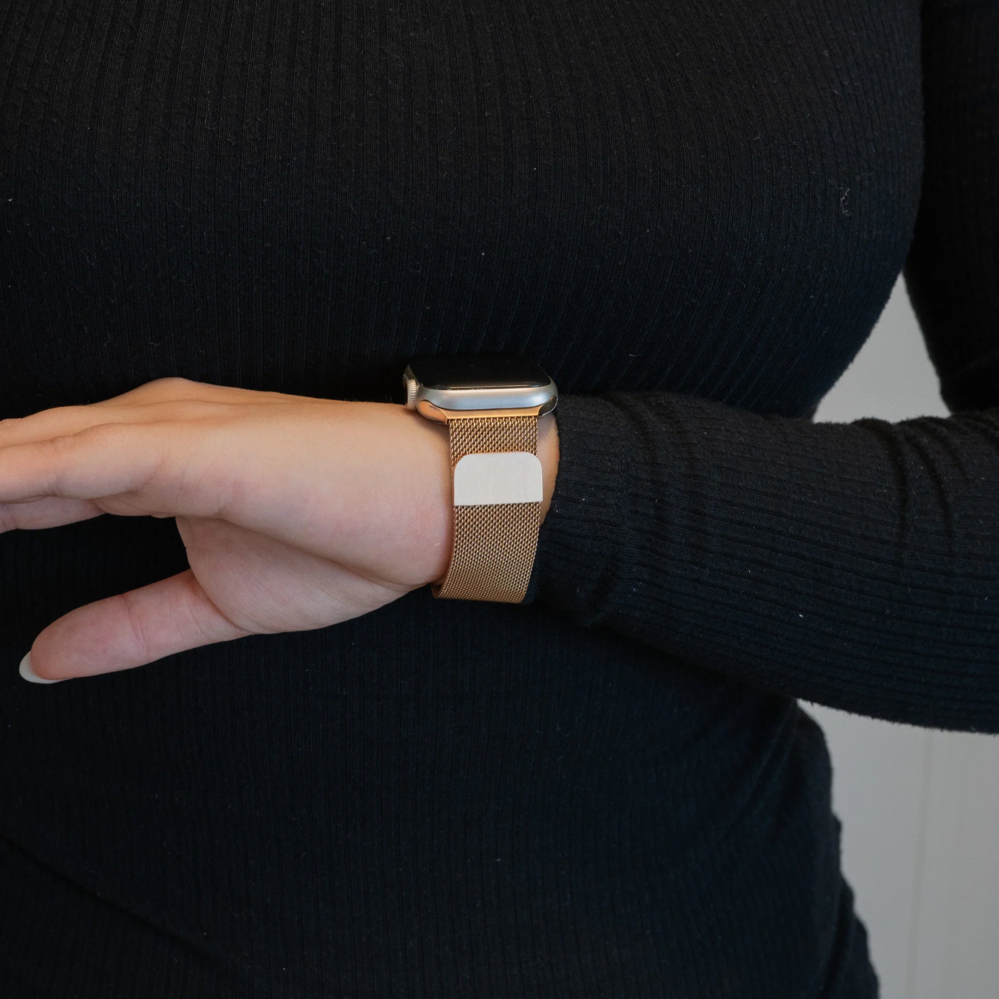 Bandz Apple Watch Milanese loop band (roségoud)