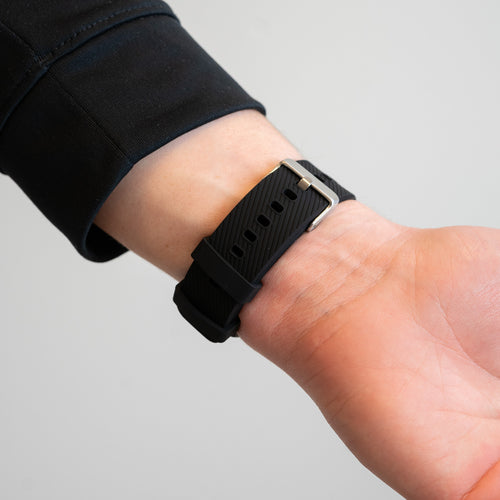 Bandz CMF Watch 3 Pro siliconen bandje 'Deluxe' (zwart)