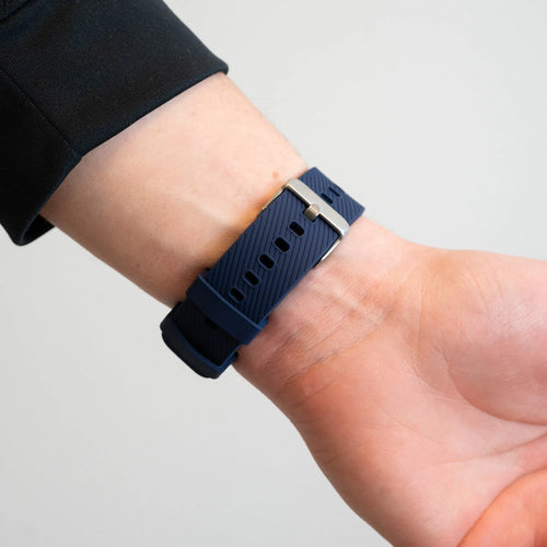 Bandz ICE Fit RT 3.0 - 40mm siliconen band 'Deluxe' (donkerblauw)
