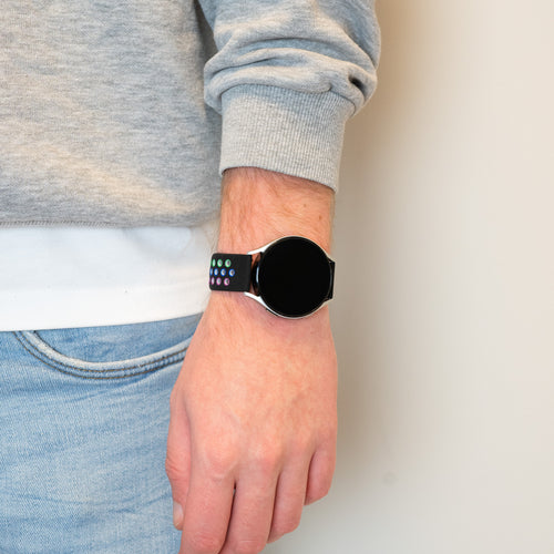 Bandz Gard Pro Health Smartwatch 3 - 41mm sport band 'Deluxe' (zwart kleurrijk)