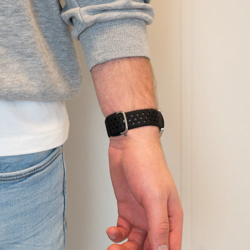 Bandz ICE Fit RT 3.0 - 40mm sport band 'Air' (zwart)