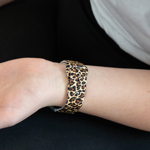Bandz ICE fit RT 3.0 - 36mm siliconen band 'Leopard'