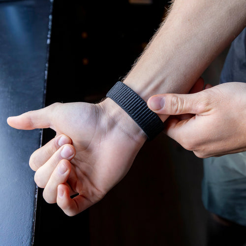 Bandz Oppo Watch X2 Nylon Loop Strap (Black)