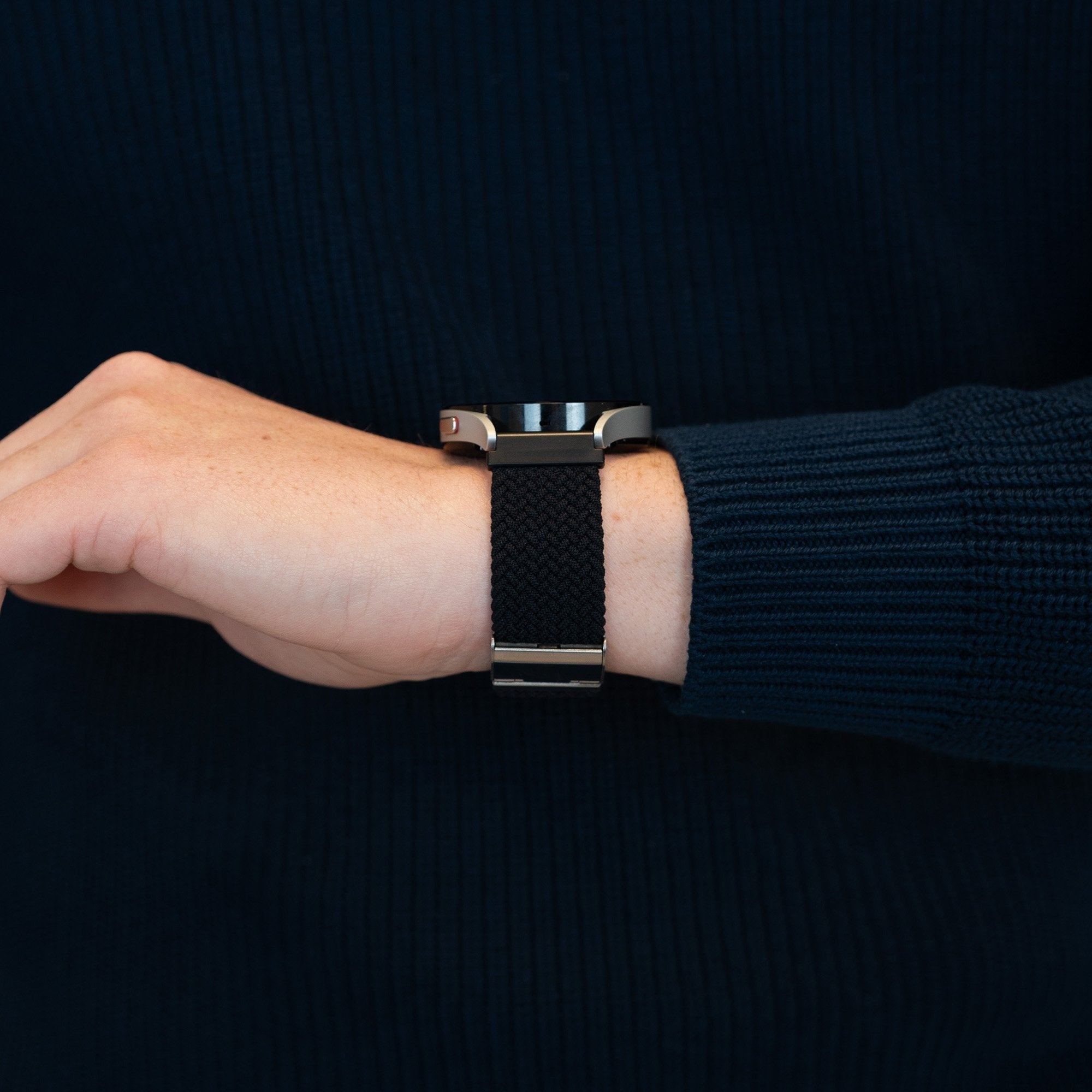 Bandz Suunto Vertical Woven Nylon Strap (Black)