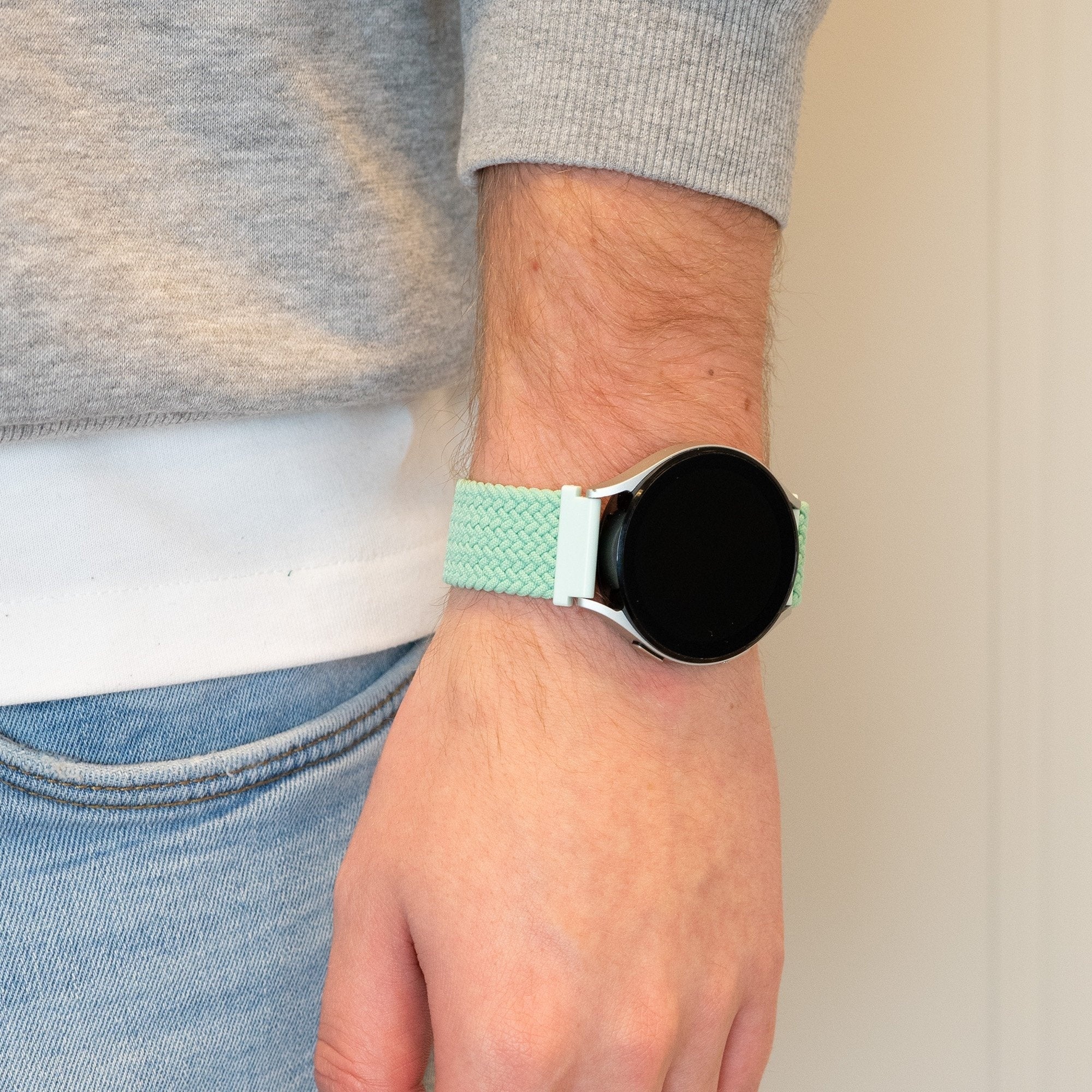 Bandz Coros Apex 2 gevlochten nylon band (turquoise)