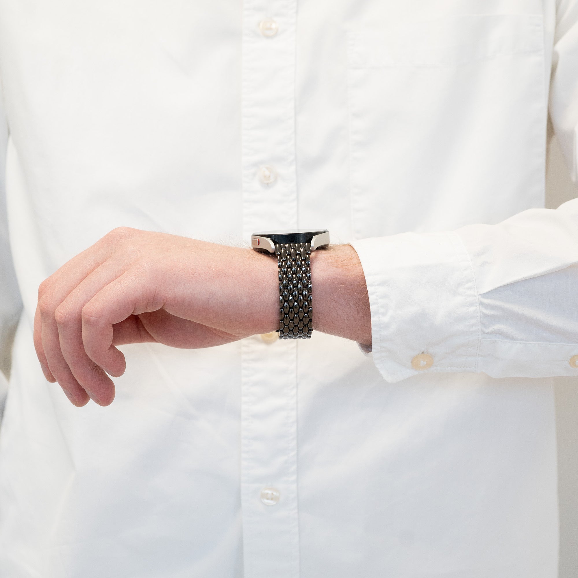 Bandz CMF Watch 3 Pro stalen band 'Dragon' (zwart)