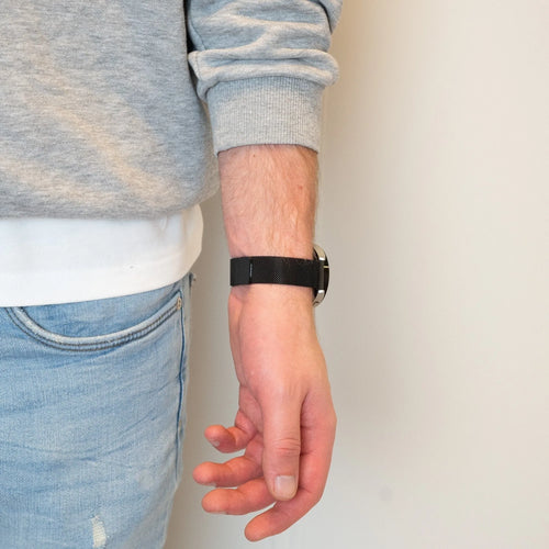 Bandz Oppo Watch X2 Milanese Loop Strap (Black)