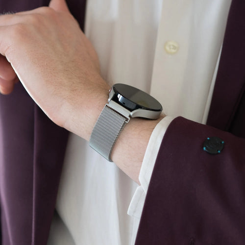 Bandz Oppo Watch X2 Milanese loop band (zilver)