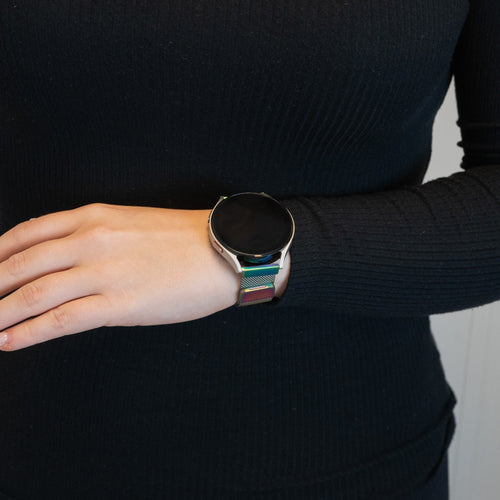 Bandz Coros Apex 42mm Milanese Loop Strap (Rainbow)