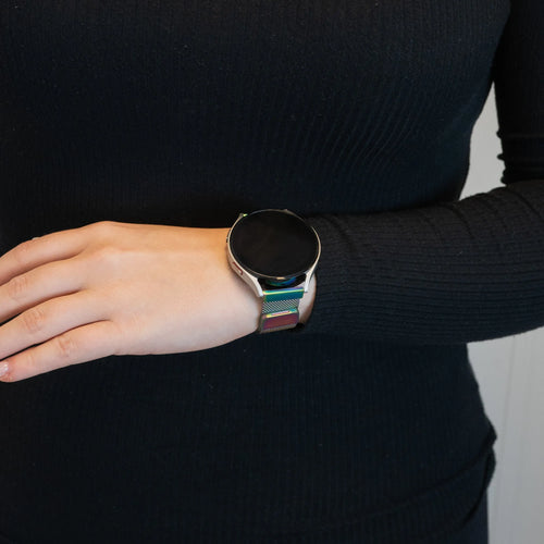 Bandz Levowatch Edgy Milanese loop band (parelmoer)