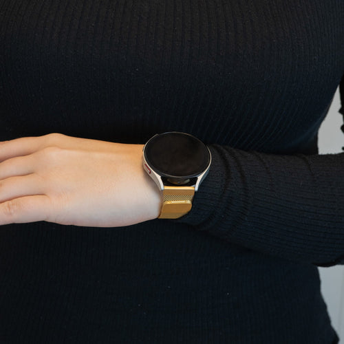 Bandz Amazfit GTR Mini Milanese Loop Strap (Gold)