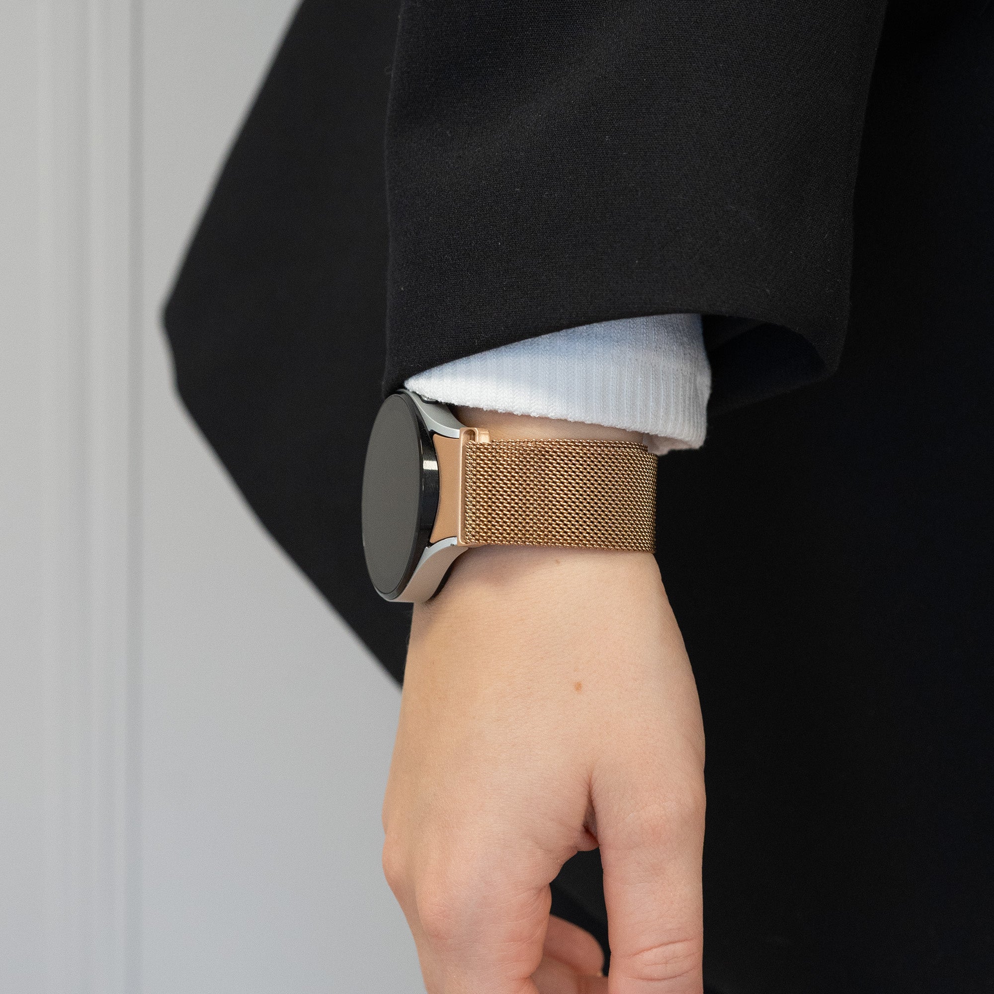 Bandz Samsung Galaxy Watch 6 - 44mm Milanese Loop Strap (Champagne)