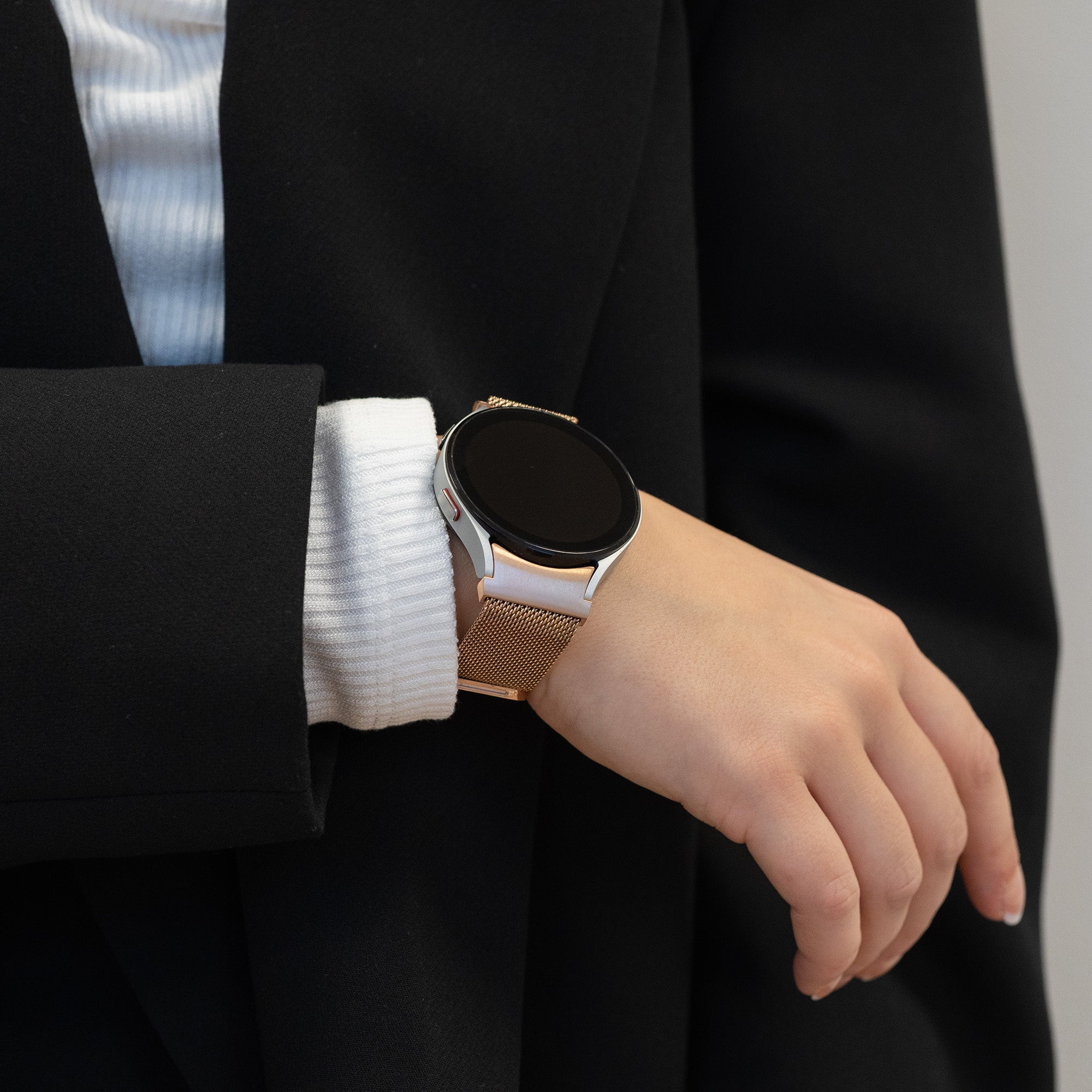 Bandz Samsung Galaxy Watch 6 - 44mm Milanese Loop Strap (Champagne)