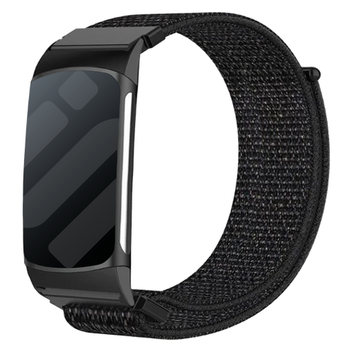 Fitbit Charge 6 nylon bandje (zwart)