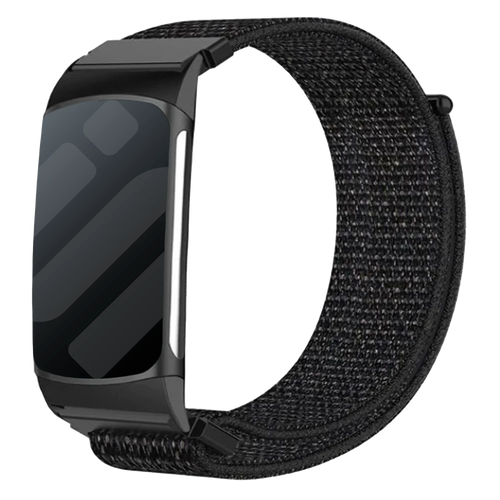 Fitbit Charge 6 nylon bandje (zwart)