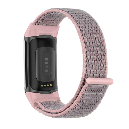 Fitbit Charge 5 Nylon Strap (Pink)