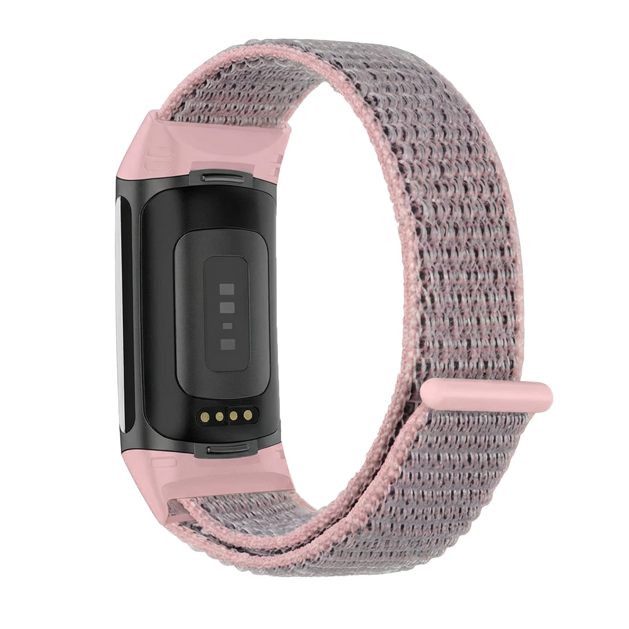 Fitbit Charge 5 nylon bandje (roze)