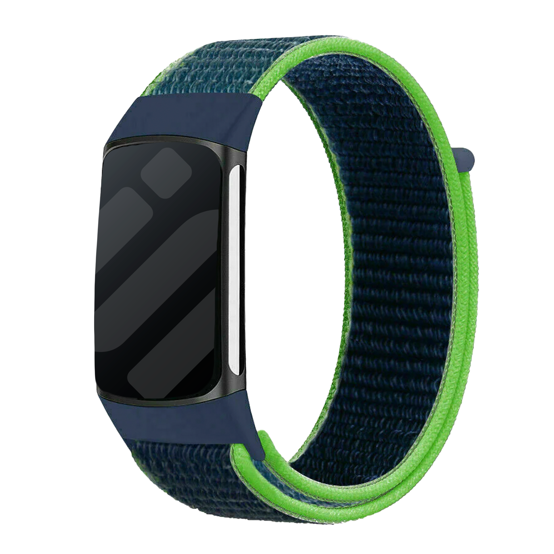 Fitbit Charge 5 nylon bandje (lime)