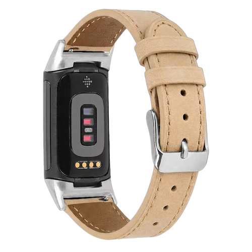 Fitbit Charge 6 leren bandje (Suede)