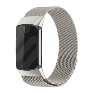 Fitbit Charge 6 Milanese band (sterrenlicht)