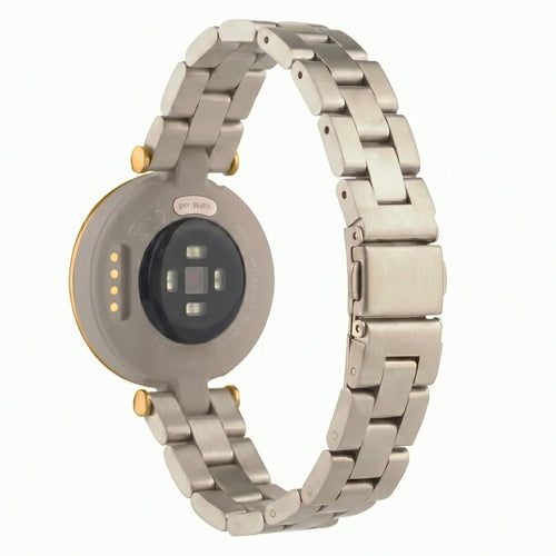 Garmin Lily stalen band (champagne)