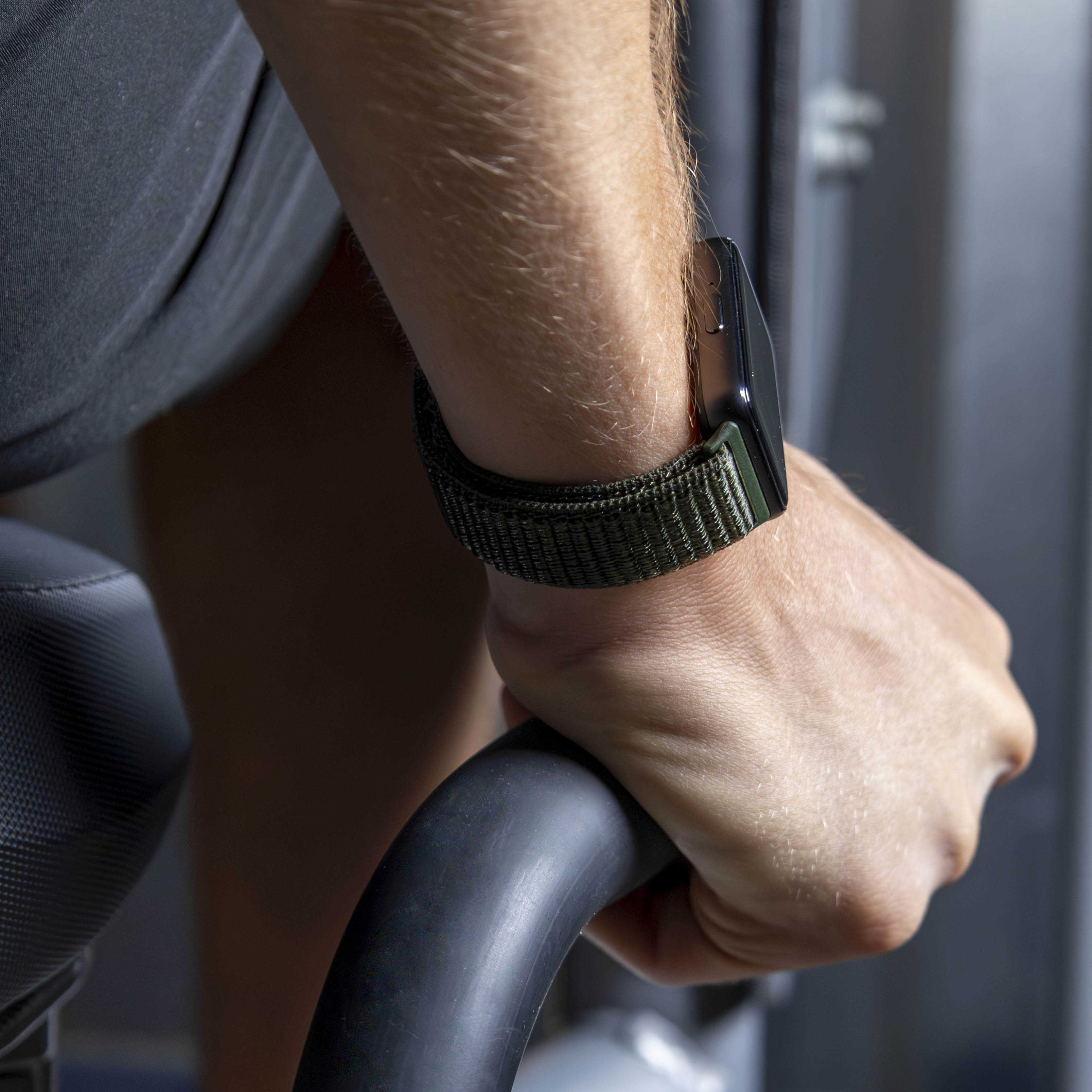 Samsung Galaxy Fit 3 nylon bandje (groen)